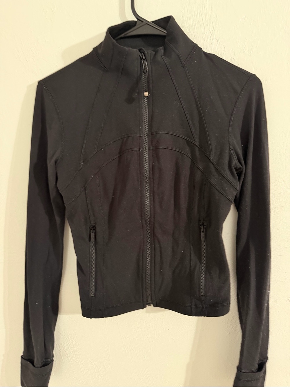 Lululemon cropped Black Zip-Front Women's Jacket